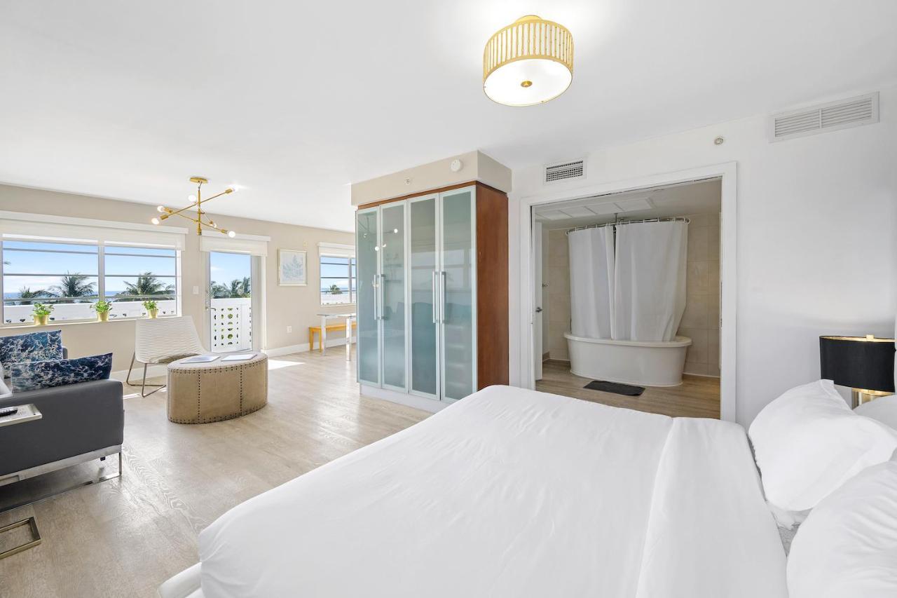 Ocean Drive Apartments With Rooftop Pool, South Beach, Miami Маями Бийч Екстериор снимка
